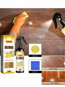 家具蜂蜡喷雾，家具及地板护理抛光剂，防水、防裂、划痕修复喷雾 - 均碼 - 查看 3