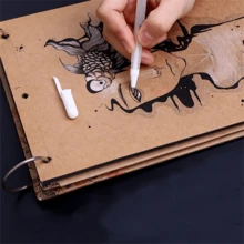 3支/套 Gelly Roll 凝胶笔，白色荧光笔，适合写日记、绘画，经典白色墨水，多种笔尖尺寸，返校必备 - 彩色 - 查看 5