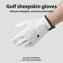 Golf Gloves Genuine Sheepskin Single Left/Right Hand Soft & Snug Anti-Slip Breathable Wear-Resistant Unisex - Golf Gloves - View 13