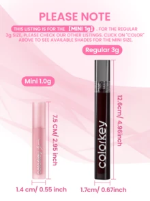 COLORKEY 迷你天鵝絨空氣唇彩,奶油霧面唇膏,高色彩,不粘膩,持久配方,品牌唇部彩妝,適合女性,適合春夏,生日禮物, 派對必備,最佳顏色 - B620 - 查看 10