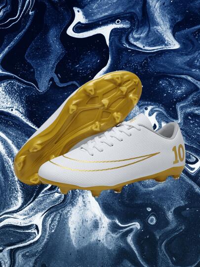 Tacos de fútbol/fútbol profesionales de pinchos largos para campo de hierba al aire libre, unisex para jóvenes y adultos