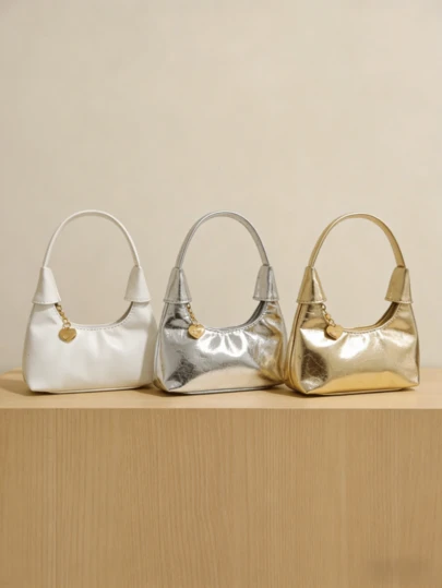 Children's Solid Color Handbag, Spring/Summer New Bag, Little Girls' Fashion Small Bag, Princess Bag, Girls' Coin Purse, Mini Bag, Super Cute Handbag, Christmas Gift, Birthday Gift, Candy Bag, Lipstick Bag, Personalized Small Bag, Snack Bag For Shopping, Accessory Small Bag, Bag, Runway Bag