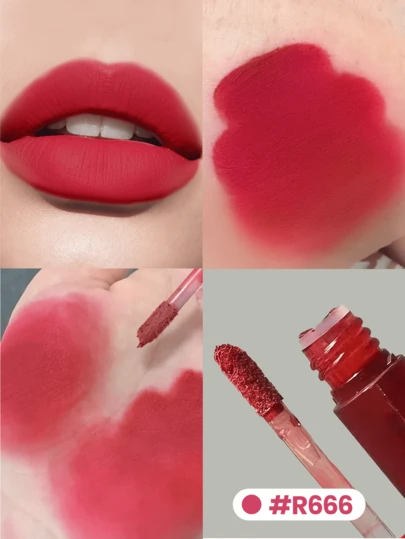 COLORKEY Brillo de Labios de Terciopelo, Barra de Labios Mate Cremosa, Alto Poder de Color, No Pegajosa, Fórmula de Larga Duración, Cosméticos de Marca Adecuados para Mujeres y Niñas, Perfecto para Otoño/Invierno, Moda Y2K, Ideal para Cumpleaños, Día de San Valentín, Fiesta, Mejores Colores. Día de San Valentín