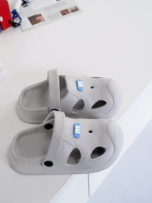 Children's Fashion Sandals, New Summer Design, Soft Sole, Durable, Suitable For Boys And Girls, Suitable For Indoor And Beach Use Baby Slippers - Grey - View 4