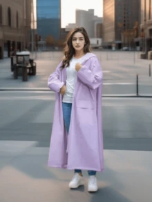 Impermeable de moda para mujer, resistente al viento y la lluvia, ropa de lluvia multifuncional para actividades al aire libre, ciclismo, viajes, senderismo, jardín, artículos esenciales de viaje, artículos esenciales portátiles, artículos esenciales de playa, temporada de graduación, ceremonia de graduación, regalo de graduación, felicitaciones graduado, valedictorian, terminar la escuela, fiesta de graduación, artículos esenciales al aire libre, portátil de viaje, artículos esenciales de senderismo, artículos esenciales de camping, herramientas portátiles, artículos esenciales de verano - Impermeable - Ver 8