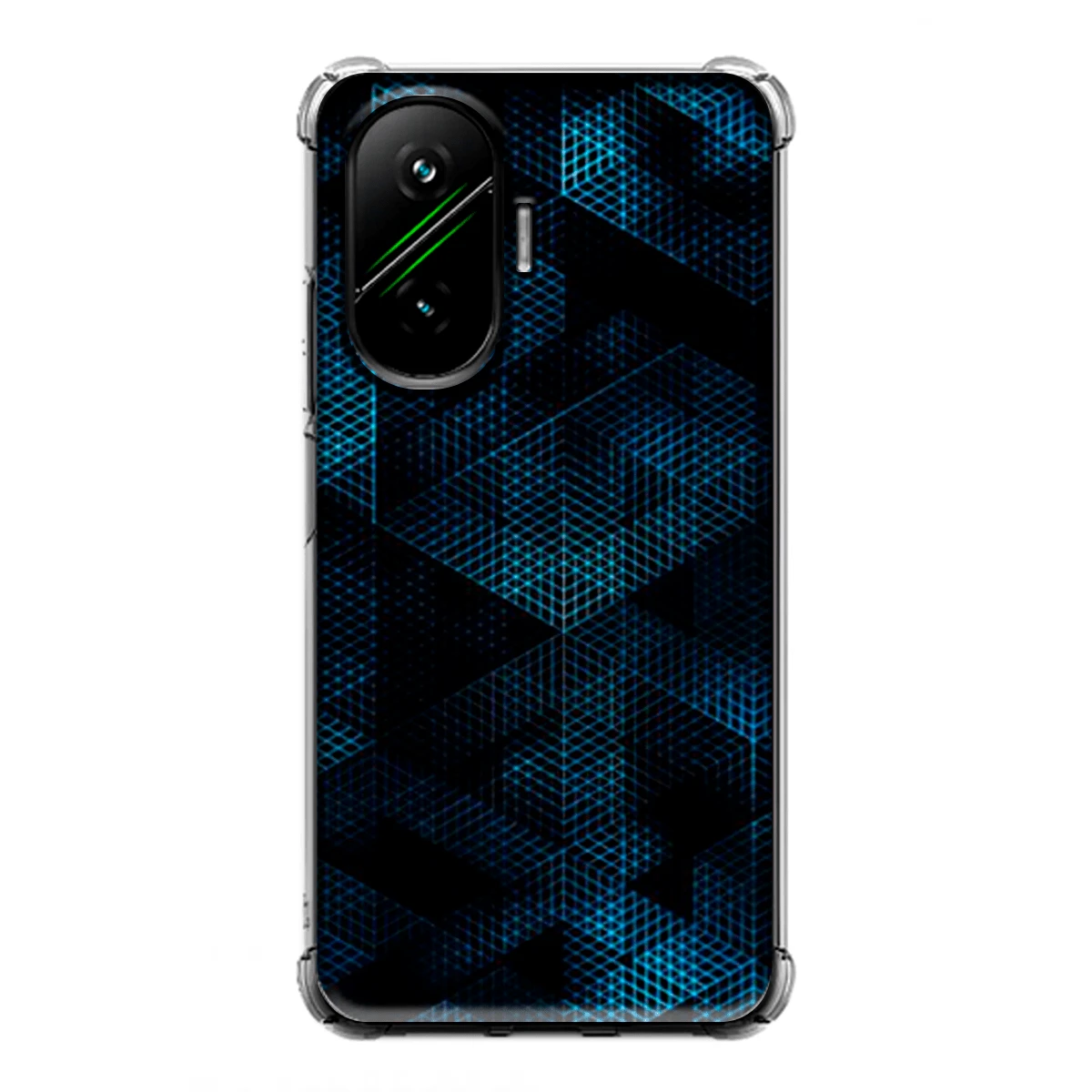 Capa Capinha De Celular Compatível com Xiaomi Poco F7 Personalizada Cor:1155 - Transparente - Visão 1