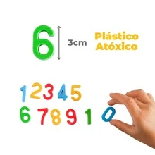 Educational Mobile Alphabet Letters And Numbers Alphanumeric Bag 1000 Pieces - Tarro con números 180 uds - Ver 3