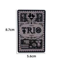 三人卡牌游戏 家庭聚会桌游 夜晚娱乐 3-6人 寻找三张相同的卡牌 策略玩具 礼物 - 黑色 - 查看 6