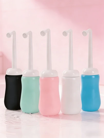 500ml (17.6oz) / 350ml (12.3oz) Leak-Proof Portable Douche Bottle | Portable Bidet, Feminine Hygiene Wash Bottle, Postpartum Care, New Moms Essential, Camping, Elderly, Pregnant Women, Prenatal/Postnatal Hygiene, Menstrual, Patient Care