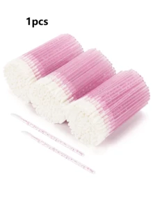 500 st/förpackning kristallrosa engångsapplikator för läppar, rosa läppglanspennor - Rosa - Visa 11