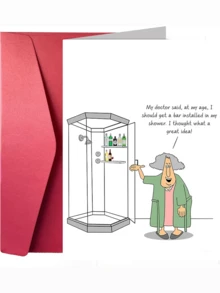 奶奶生日贺卡 - 特别的奶奶、外婆、妈妈和母亲节贺卡 - 有趣的50岁、60岁、70岁生日贺卡 - 奶奶是生命中最美好的礼物 - 多色 - 查看 8