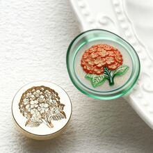BAOFALI 1pc Embossed Floral Pattern Wax Seal Stamp Head (No Handle), Includes Designs Such As Rose, Dandelion, Tulip - Stamp Head Only - View 7