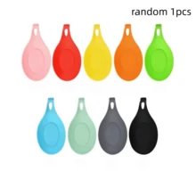 1pc/2pcs PP Spoon Rest, Soup Spoon Holder, Heat Insulation Mat, Kitchen Tool - Multicolor - View 9