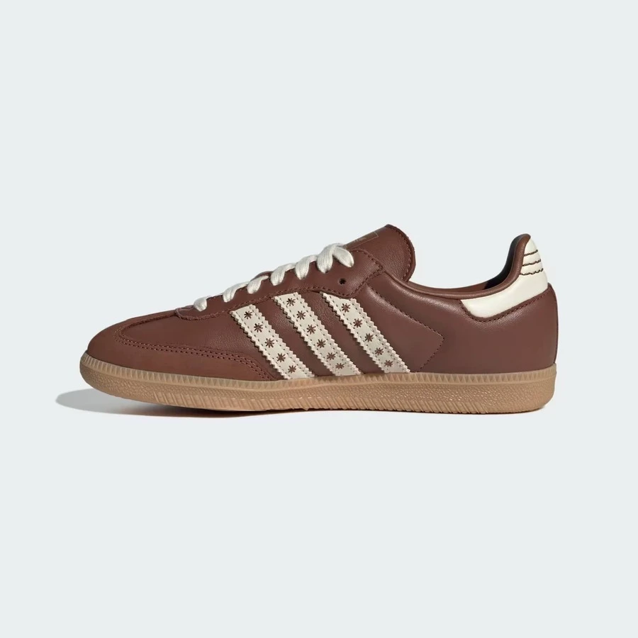 Adidas Samba OG 'Cloud White Preloved Brown Cream' Women's-JR8821 - Cà phê nâu - Xem 1