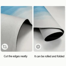 1pc Waterproof Non-Slip Laundry Room Rug - Machine Washable Farmhouse Carpet For Kitchen, Bath, And Washroom - White Letter Strip - View 11