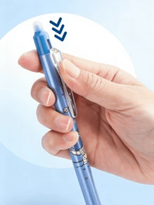 3/6pcs Retractable Erasable Ballpoint Pens, Blue Ink Pressurized Erasable Neutral Pens, Cartoon Astronaut Pattern, Student Neutral Pens, High-Quality Student Stationery, Back To School Essential - Cartoon Astronaut Erasable Pen - View 3