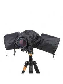 1 buah Pelindung Hujan Anti Air Profesional untuk Kamera, Cocok untuk Lebih Banyak Kamera Digital SLR, Kamera Mirrorless (dengan Lensa), Perlengkapan Hujan Fotografi, Aksesoris Kamera - View 2