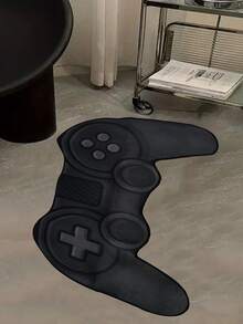 1pc Game Controller Shaped Carpet, Black Video Game Gamepad Rug, Gaming Gamer Carpet, For Boys Room, Gaming Enthusiast Decor Rug, Stylish Carpet, Shower Mat, Sofa Cushion, Home Decoration, Living Room Rug, Bedroom Rug, Entryway Rug, Kitchen Rug, Bathroom Rug, Study Room Rug - Multicolor - View 14