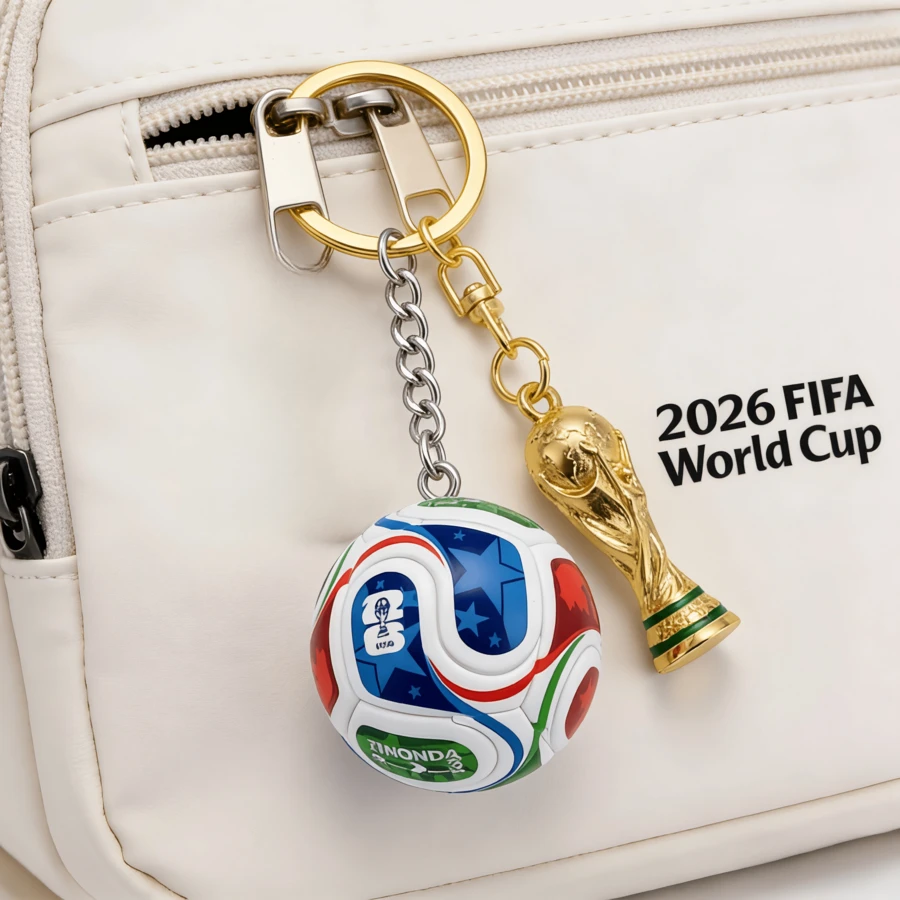 llaveros del mundial 2026 - Blanco - Ver 1