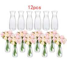 Bộ 5/10/12 bình hoa nhựa cao cấp kiểu dáng kim cương, trong suốt, làm thủ công, thích hợp cho nhiều loại bó hoa và trưng bày trang trí, lý tưởng cho trang trí bàn, đám cưới, tiệc tùng, trang trí Giáng sinh. - Trong sáng - Xem 11