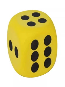 1pc Extra Large Rounded Corner Dice 8cm/3.15inch, EVA Grinded Colorful Funny Dice Toy, Suitable For Party Favors - Multicolor - View 19