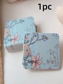 100 piezas Tarjetas de exhibición de aretes, tarjetas de empaquetado de regalo de joyería - A - Ver 8