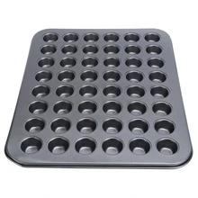 48Cup NonStick Mini Round Cupcake Pan Tray Baking Mould Bakeware Cooking Accessory - Multicolor - View 6