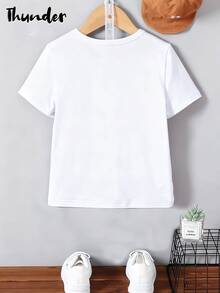 [Disney Licensing]A Short-Sleeved T-Shirt Suitable For Boys, Featuring A Print Of The Disney-Pixar "Cars" Movie. It Is Perfect For Use As A Gift For Any Occasion. - 白色 - 查看 2