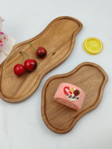 1/2件实木托盘,纯木甜点盘,多功能小吃盘,可用作餐盘或茶盘,适合放置零食、干果、水果、甜点、茶杯、咖啡杯,也可用作首饰托盘、浴室装饰托盘、家居装饰托盘、服务托盘,适合家庭聚会、朋友聚会、圣诞派对、母亲节礼物、返校礼物。 - 查看 7