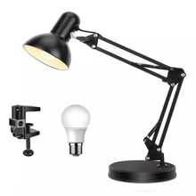 LED Desk Lamp Eye Protection Foldable Reading Light Adjustable Portable Studio Lighting For Study Reading Tattoo Nails Embroidery Crafts Precision Art - Japan A Type Plug(100V) - View 7