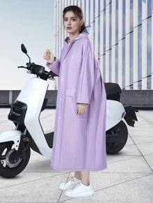 Impermeable de moda para mujer, resistente al viento y la lluvia, ropa de lluvia multifuncional para actividades al aire libre, ciclismo, viajes, senderismo, jardín, artículos esenciales de viaje, artículos esenciales portátiles, artículos esenciales de playa, temporada de graduación, ceremonia de graduación, regalo de graduación, felicitaciones graduado, valedictorian, terminar la escuela, fiesta de graduación, artículos esenciales al aire libre, portátil de viaje, artículos esenciales de senderismo, artículos esenciales de camping, herramientas portátiles, artículos esenciales de verano - Impermeable - Ver 9