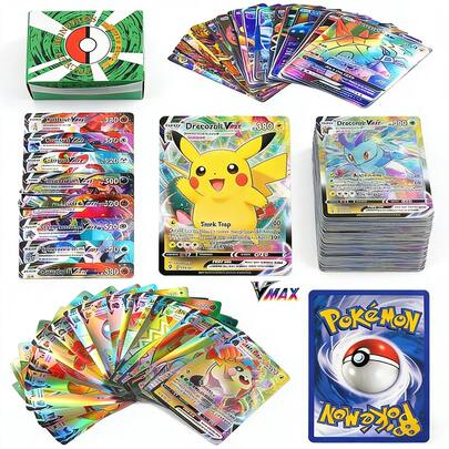 بطاقات بوكيمون ذات طبقة لامعة - طبعة محدودة للمجموعين ذات تأثير قوس | محدودة إلى 300 قطعة | قابلة للجمع والتداول بين عشاق البوكيمون | طبقة لامعة خلابة | عرض محدود - خصم 20% اليوم! تتضمن أكثر من 200 بطاقة نادرة!