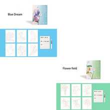 6件套水彩画套装 - 成人涂色书，包含风景和花卉图案、水彩纸和颜料，适用于艺术绘画和涂色、创意休闲活动、母亲节礼物、返校礼物、文具 - 彩色 - 查看 19