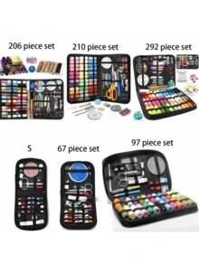 Bộ dụng cụ may vá di động 1 món, bộ dụng cụ may vá tại nhà bao gồm hộp chỉ, kim, phụ kiện may vá (màu ngẫu nhiên), quà tặng dụng cụ may vá cho mẹ, bà, phụ nữ, nam giới, người lớn, thanh thiếu niên, người mới bắt đầu, người đi du lịch, bộ dụng cụ may vá di động với chỉ, kim, kéo, vật dụng cần thiết cho ký túc xá. - Nhiều màu - Xem 7
