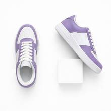 Tênis Feminino Versátil – Conforto e Estilo Para o Dia a Dia,Para Vários Looks Lava Fácil Do 34 ao 43 - ENVIO IMEDIATO! - Roxo - Visão 3