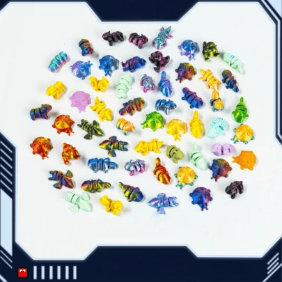 5/50/100/150pcs 3D Printed Mini Animal Kingdom Festival Decorations, Featuring A Variety Of Unique Designs - Suitable For Festive Occasions In Rooms, Gardens And Aquariums, Garden Decorations, Room Decorations, Classic Designs, Lightweight Decorations, Fine Craftsmanship, Miniature Animals, Decorative Ornaments, Home Decorations, Party Settings