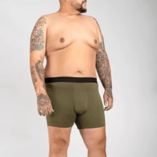 2-Pack Plus Size Zero Kelvin Absoluta Boxer Briefs | Premium Cotton, 40mm Waistband | Anatomical Fit, Sizes G1 To G6 - Màu 5 - Xem 5