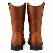 Botas De Trabajo, Botas Vaqueras, Botas Ganaderas, Botas para Establo, Botas Western, Botas para el campo, Botas Goodyear Welt, Botas Cocido Welt, Botas Rudas - Naranja - Ver 5