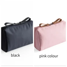 1 túi đựng mỹ phẩm di động có nhiều ngăn, túi đựng đồ du lịch mini, túi xách nylon nhiều màu sắc để đựng kem nền, son môi, kẻ mắt, bông phấn, kem che khuyết điểm và các mỹ phẩm, dụng cụ trang điểm khác, túi đựng mỹ phẩm 2 trong 1 bằng nylon nhẹ, túi có khóa kéo tối giản, túi đựng mỹ phẩm và son môi khi đi du lịch. - Nhiều màu - Xem 12