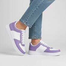 Tênis Feminino Versátil – Conforto e Estilo Para o Dia a Dia,Para Vários Looks Lava Fácil Do 34 ao 43 - ENVIO IMEDIATO! - Roxo - Visão 5