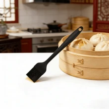 Silicone Basting Brush Set, Heat Resistant Kitchen Brush For Oil/Sauce, Dishwasher Baking Brush (Black, 2/4/6 Pieces Set) - Solid Color - View 12