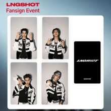 4pcs LNGSHOT Card, KPOP Fans Merch Goods, Louis, Jung Woo Jin, Kim Ryul, Kwon Oh Yul Collectibles, Can Be Stored In ID Photo Holder Or Transit Card Case, Collectible, Birthday Gift - Multicolor - View 6