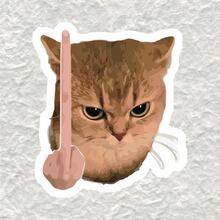 Funny Cat Sticker | Personalized Decorative Sticker | Waterproof Sticker For Planner, Luggage, Skateboard - Matte Durable Surface, Self-Adhesive Bumper Sticker, Suitable For Car, Window, Laptop, Truck, Water Bottle - Multipurpose Durable Design, Car Decal - Vinyl - View 13