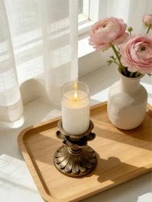 2pcs LED Flameless Candles, Flickering LED Pillar Candles, Upgraded Water Drop Wick, Battery Powered Electronic Candles With Remote Control Timer, Suitable For Dining Table Centerpiece, Wedding, Garden, Holiday Party - Transparent - View 9