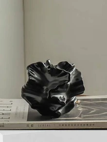 1pc Butterfly Vase French Retro Style , Niche Design, Unique Artistic Flower Vase, Homestay Living Room Craft Ornament. - Origami Vase - View 9