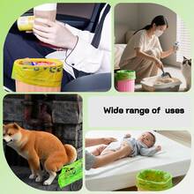 Pet Rhythm Dog Poop Bags Rolls With Dispenser, 100% Leak Proof And Extra Thick, Pet Waste Bag For Walking Dog And Cats Litter, Doggy Poop Bags 9" X 13", Scented, 24 Rolls 360-Count - Green - View 3