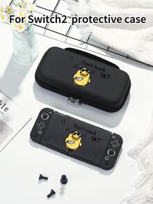 1pc Cartoon Angry Duck Pattern Protective Case For Nintendo Switch2 (2025), Suitable For Switch2, Switch NS/Switch OLED/Lite, Switch Gaming Accessories, Storage Bag, Switch Protective Cover, Romantic Gift For Switch Players - Multicolor - View 1