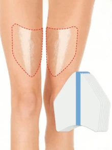 10/20片装 V 型防摩擦大腿带，隐形无缝紧身裤防摩擦垫 - 彩色 - 查看 3