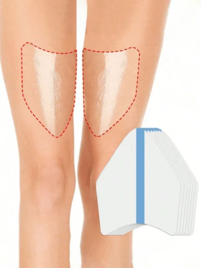 10/20pcs V-Shaped Anti-Chafing Thigh Bands, Invisible Seamless Anti-Friction Pads For Tight Pants