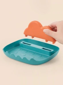 Giá đỡ nắp nồi đa năng hình đám mây có khay hứng nước, dụng cụ nhà bếp, không cần khoan. - Xem 5